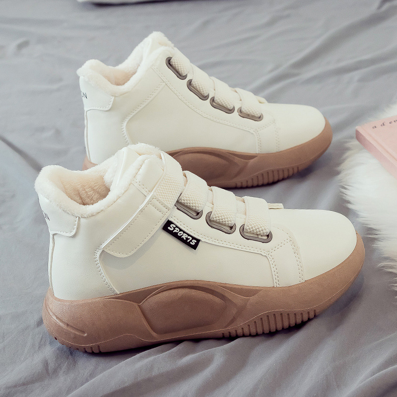 跨境代发批发棉鞋女加绒雪地靴百搭2025冬季新款棉靴女鞋短靴6012