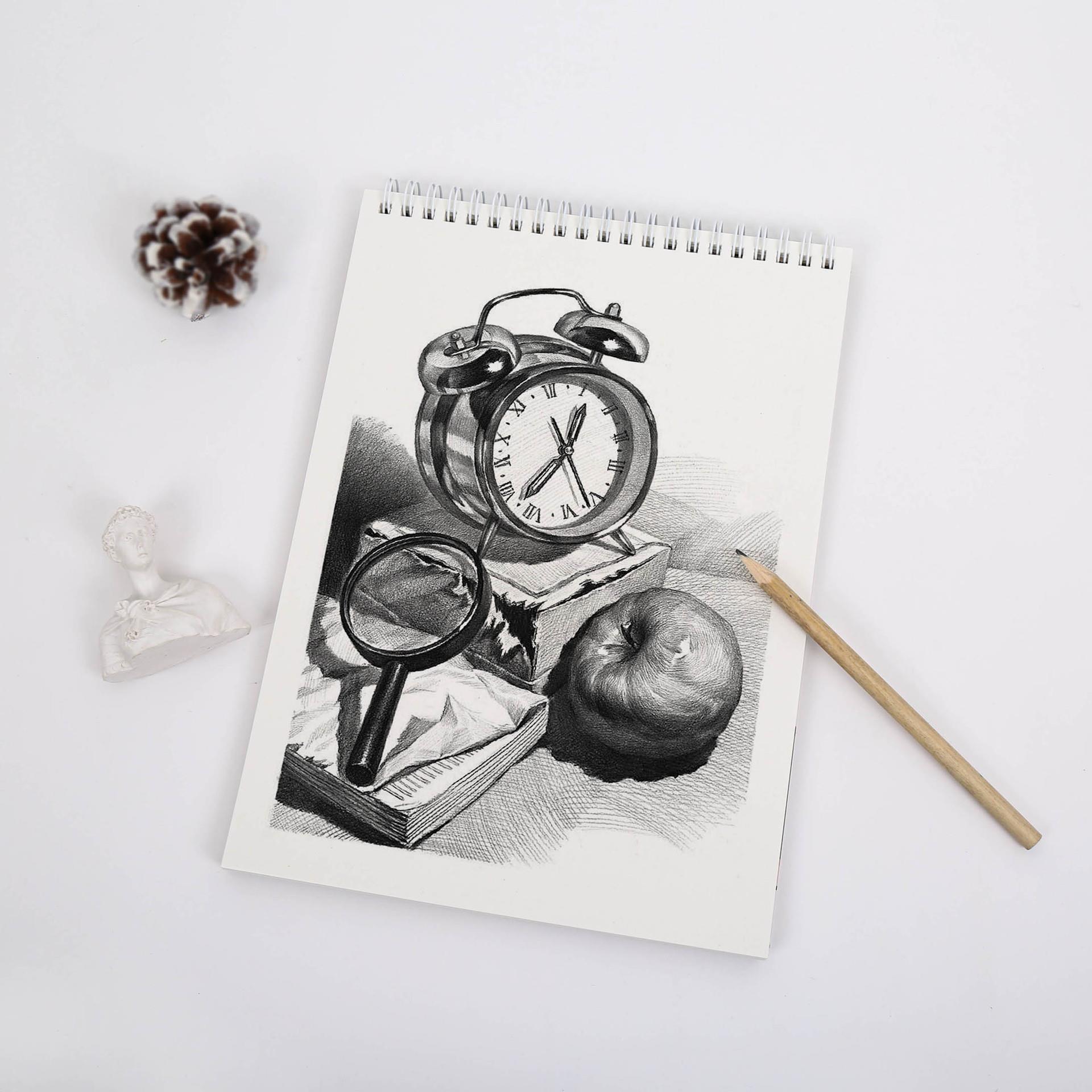 新品16KA4美術畫本8K素描本線環裝活頁素描本加厚速寫本批發