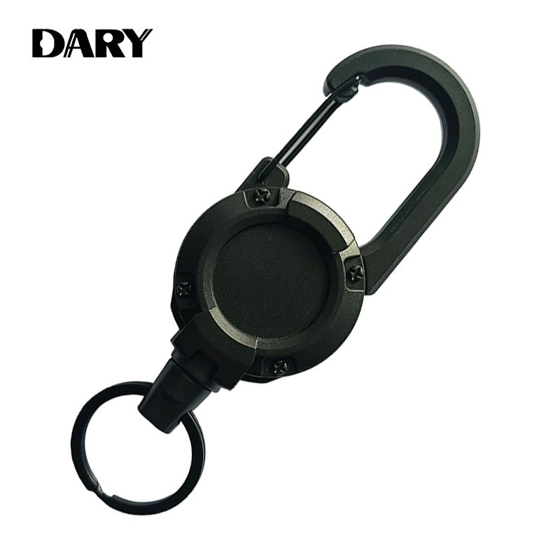 Manufacturer in Stock Wholesale Foreign Trade Cross-Border Retractable Key Chain Key Chain Retractable Bag Hook Easy-Pull Buckle