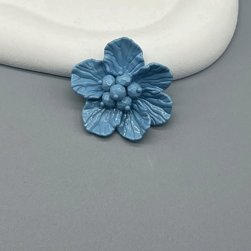 多彩手工编织花朵配件 diy手工串珠包包服饰胸针洞洞鞋配饰批发|undefined