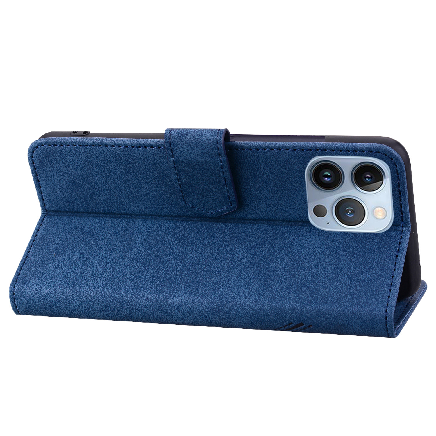 Suitable for iPhone 15 embossed mandala phone Samsung S23U flip case_voghion.com