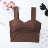 Silk tube top, supporting underwear, protective underware, vest, top with cups, bra top, strap bra, beautiful back