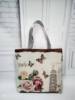 One-shoulder bag, capacious shopping bag, 2024 years, internet celebrity, with embroidery