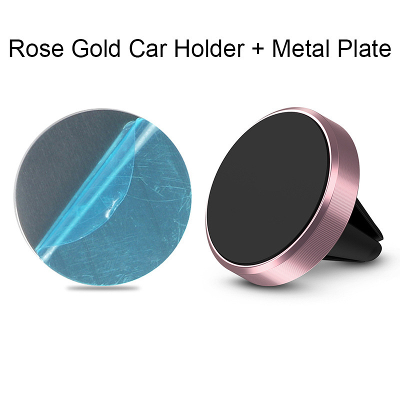 Venta caliente transfronteriza aplicable a todos los modelos de teléfonos móviles 360 ° rotating car Magnetic mobile phone holder entrega de una sola pieza