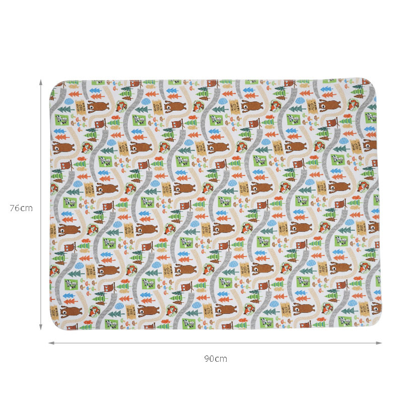 Sunnozy colchón de separación de orina para bebés 2 packs TPU impermeable a prueba de suciedad y transpirable colchón de separación de orina para bebés lavable