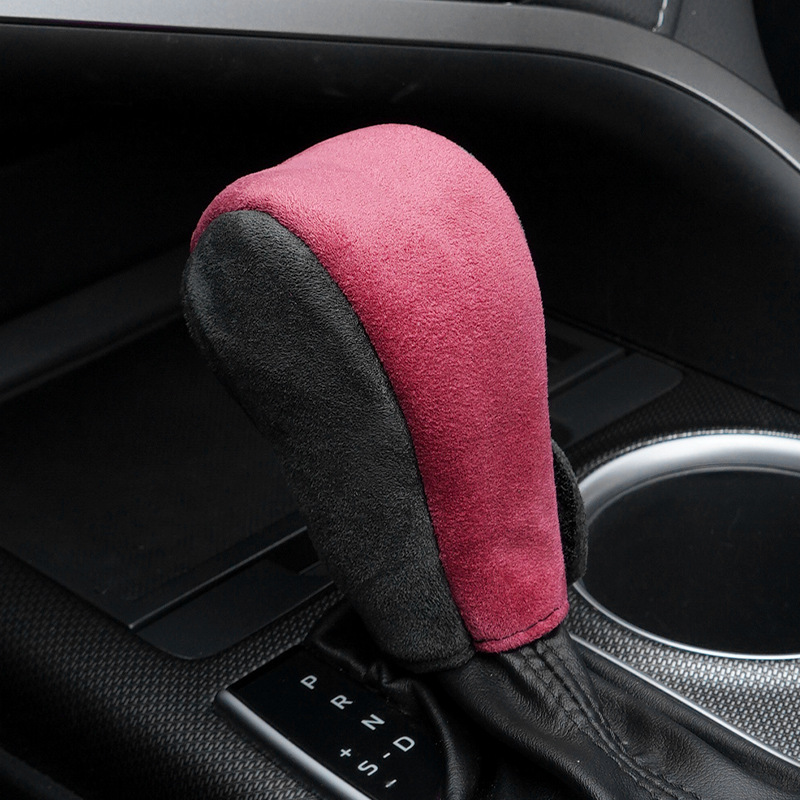 New Suede Manual And Automatic Lever Cover Universal Car Gear Shift Protector_voghion.com