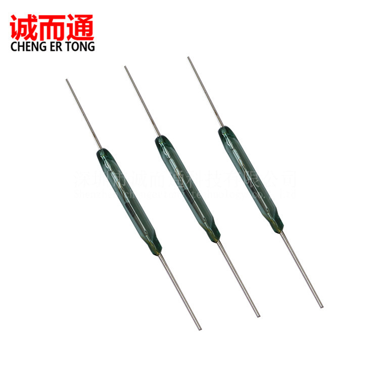 Domestic Reed Switch Size 4*28mm Normally Open Type Green Tube Silver Pins Green Tube Gold Pins White Tube Silver Pins Domestic Reed Switch Size 4*28mm Normally Open Type Green Tube Silver Pins Green Tube Gold Pins White Tube Silver Pins