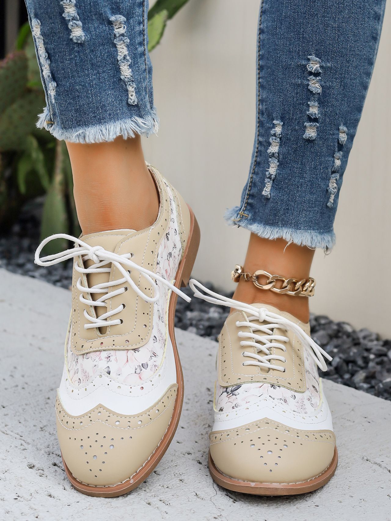 Dámské boty ve stylu brogue, velké velikosti_voghion.com