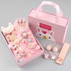 Children's gift box, cute set, hair rope, cloth, hairpins, hairgrip with bow, Birthday gift, Korean style