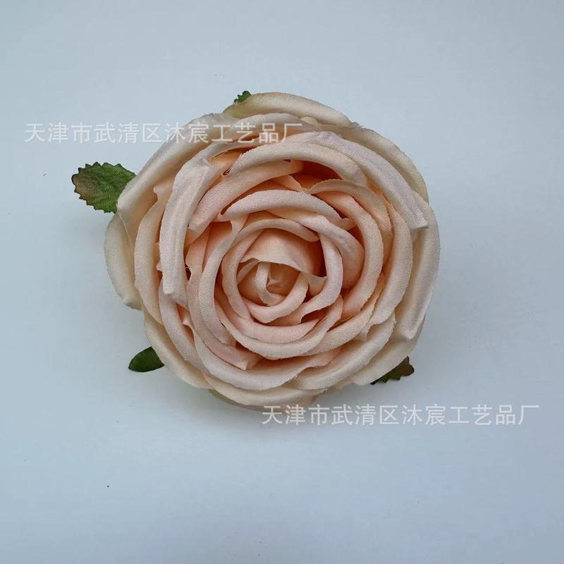 模造皇妃バラの花の頭は花の壁の偽の花のヘアピンのヘアピンの髪飾りdiyの髪飾りのアヒルの口のサイドクリップを模倣します。|undefined