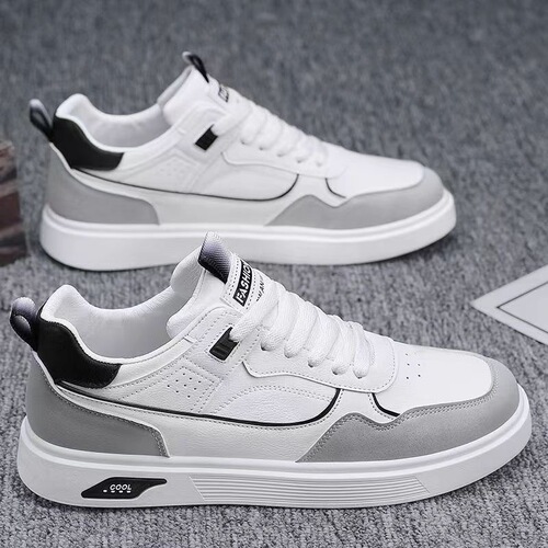 Summer unisex breathable canvas shoes, Korean style trendy versatile white men's sports casual sneakers fashionable shoes