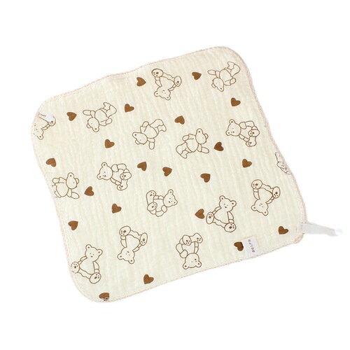Gauze children's towel baby saliva towel square towel baby face wash triangle triangle towel newborn small square towel