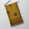 Double-sided cloak, demi-season scarf, long universal cashmere, increased thickness, wholesale