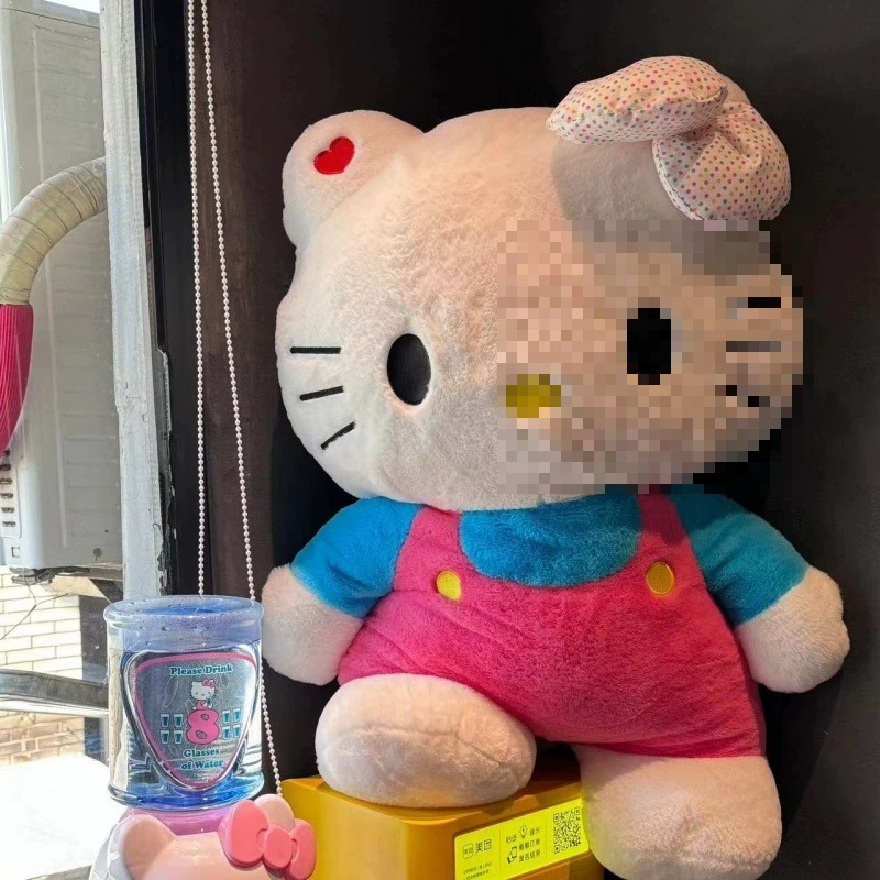 Плюшевая игрушка Hello Kitty с бантом — подушка-кукла, размеры 40–80 см