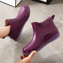韩版时尚防水鞋女士夏季短筒雨靴低帮雨鞋厨房工作胶鞋套鞋女外穿
