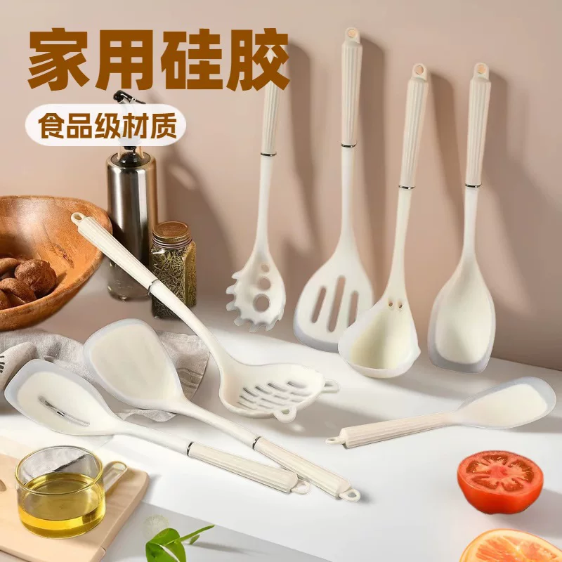 Пластиковая ручка, пищевой силикон, кухонная утварь, набор