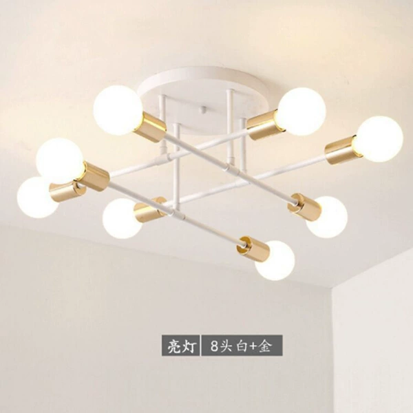 8 head white+gold