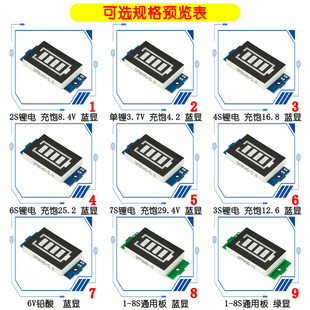 Lithium battery, indicator lamp, electric car, LCD display, 12/24/36/48, 48v