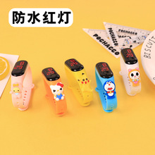 跨境工厂直销公仔手环LED萌趣公仔电子表男孩女孩防水触控表