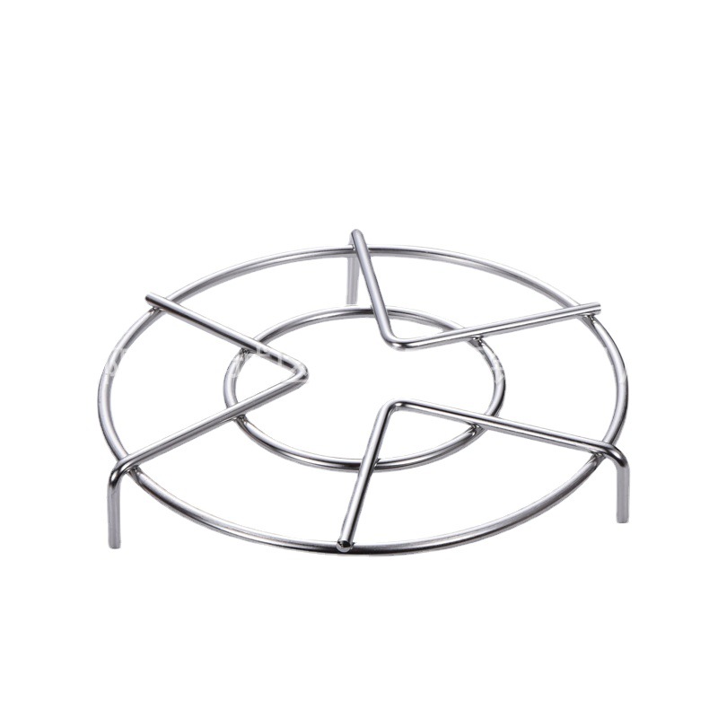 Rejilla de vapor universal engrosada de acero inoxidable para cocinar verduras al vapor, rejilla de vapor para ollas arroceras de patas altas y ollas a presión, rejilla de vapor del fabricante.