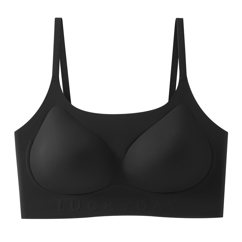白T不透隐形粉底液内衣女无痕小胸聚拢收副乳舒适无钢圈文胸透气|undefined