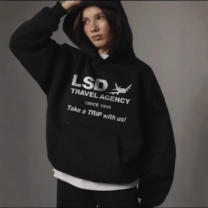 Egg hooded sweatshirt for autumn and winter, Skims layered look, high-end pullover with letter pattern print, unisex dark style inner wear Egg hooded sweatshirt for autumn and winter, Skims layered look, high-end pullover with letter pattern print, unisex dark style inner wear