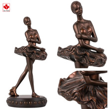 双人拉丁舞树脂摆件轻奢客厅酒柜电视柜装饰品树脂舞蹈艺术工艺品