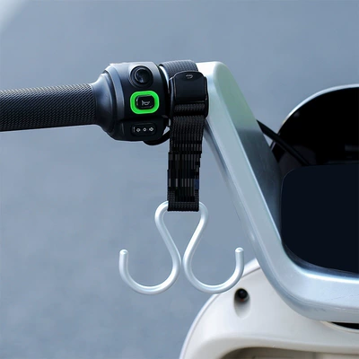 Other Electric Vehicle Accessories Handlebars, Suitable for Yadea, Aima - double-hook-webbing-style-black-without-cartoon
