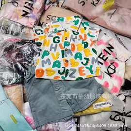 外贸品牌patpat kids sets两件套混搭时尚童装套装风格库存批发