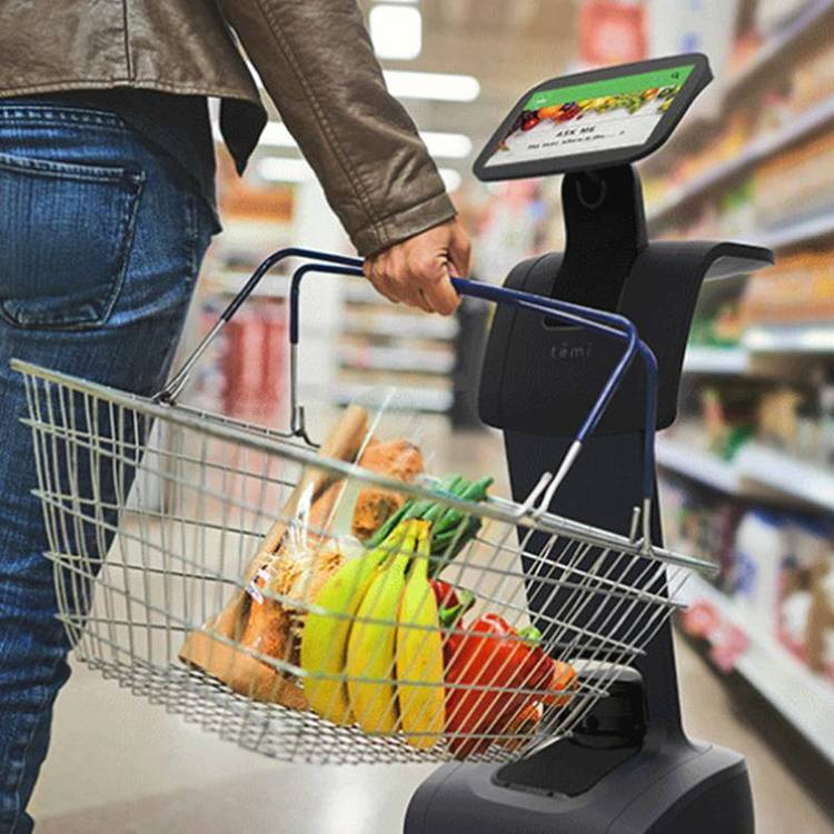 temi展厅博物馆酒店智能带路讲解机器人广告宣传联系15708928859