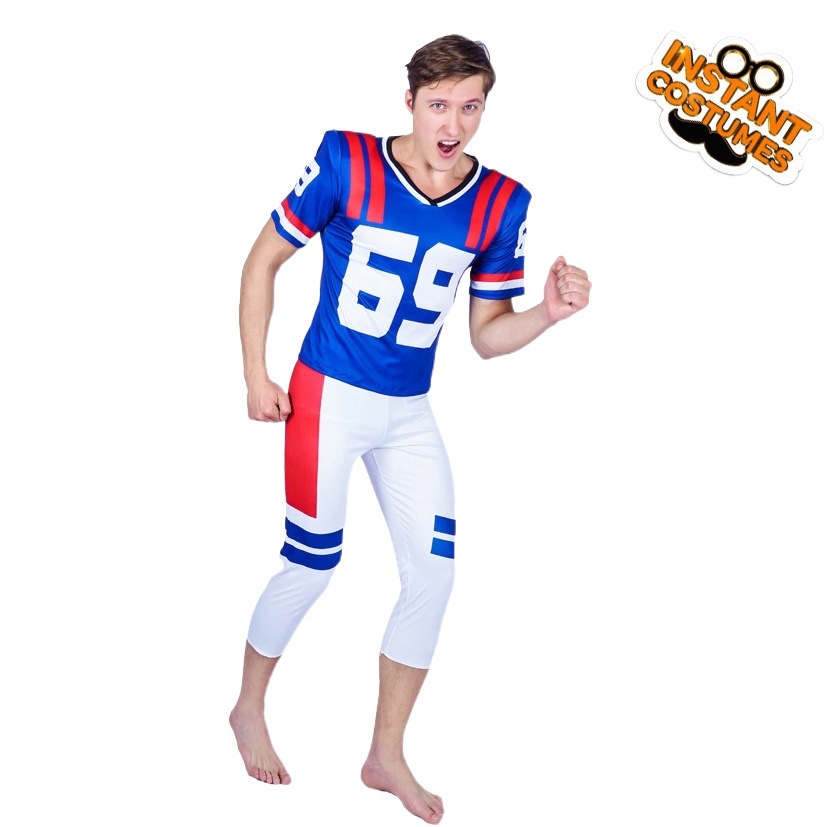 Los hombres grandes Jersey desgaste de negocios etapa desgaste rendimiento traje Halloween Masquerade Cosplay partido suerte