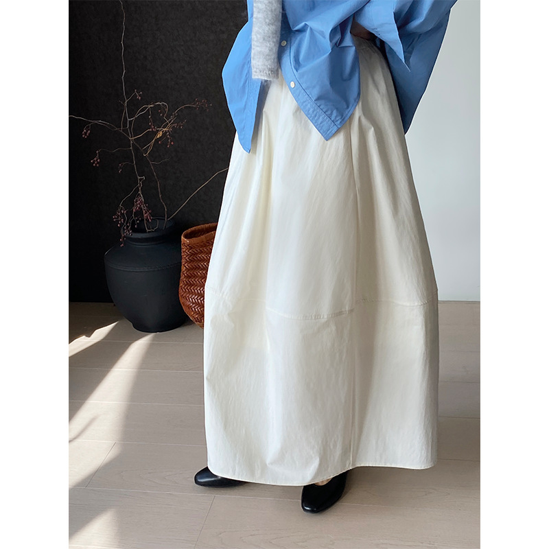 At the end of this issue, the main body will take the skirt of the whole store! Minimalist Commuter All-Match Long Dress Women's 2135