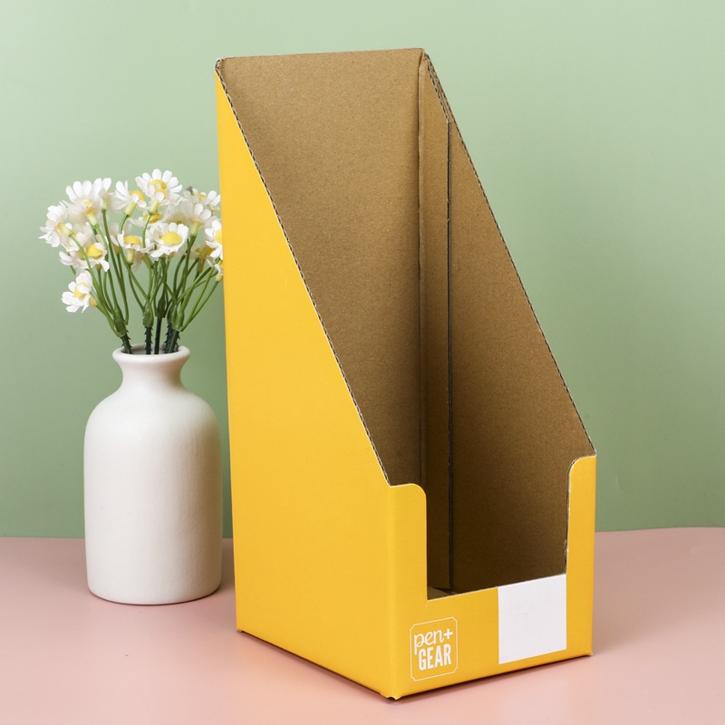 Commodity display corrugated carton visual opening gift box shop…