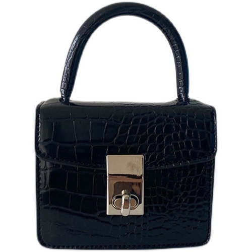 Retro Fashion Crocodile Pattern Small Square Bag Women 2024 Niche Handbag Large Small Diagonal Chain Bag Trendy