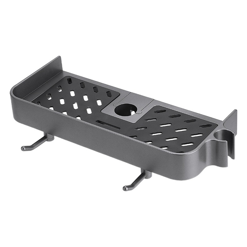 Rack de almacenamiento de la cabeza de ducha baño doméstico baño soporte de elevación baño Punch-libre Barra de ducha bandeja de almacenamiento