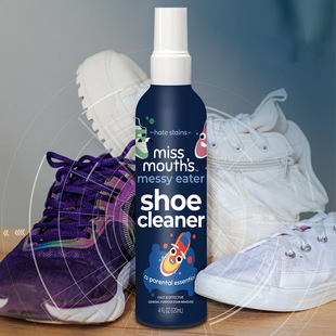 Cross-border new shoes cleaning stain-free washing multifunctional shoe polishing artifact white shoe brush cleaner 120ml