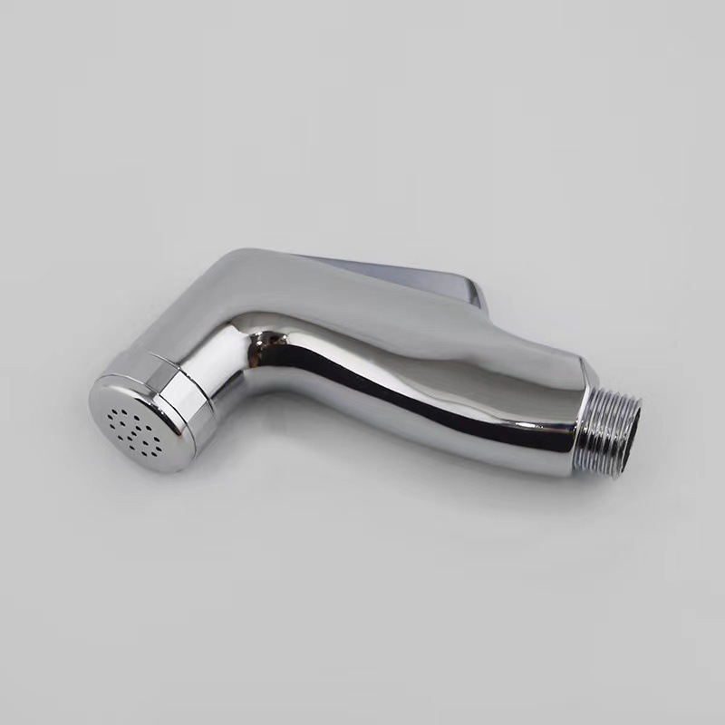 Cross-border best-selling ABS electroplated white PP feminine shower head, export toilet PP spray gun, pet bath Application Scenario
