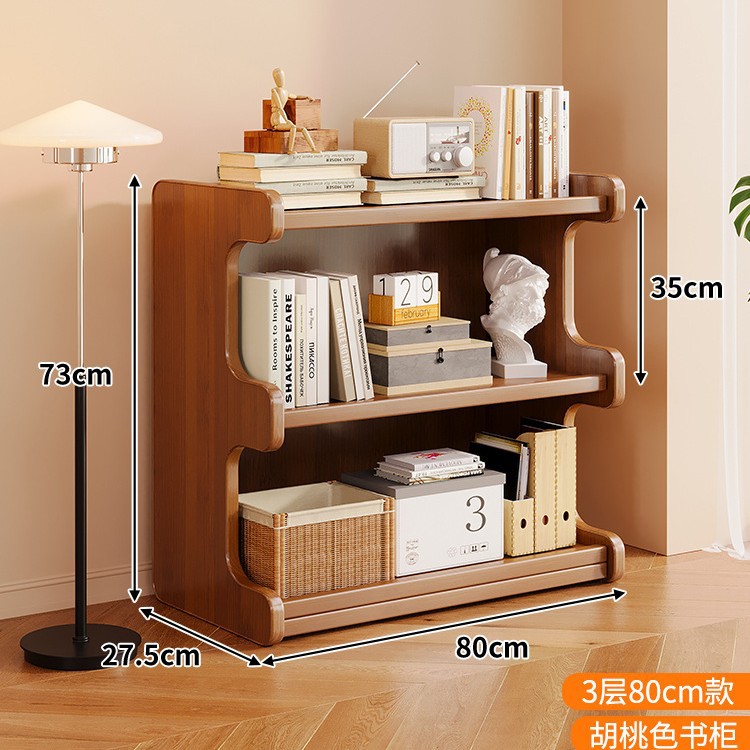 Estante de libros tipo C 3 capas 80 ancho