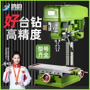 Industrial-Grade Bench Drill Small 220V Bench-Type Multi-Functional Bench Drill Deep Hole Cnc Drilling, Tapping and Milling Integrated Electromechanical Drill