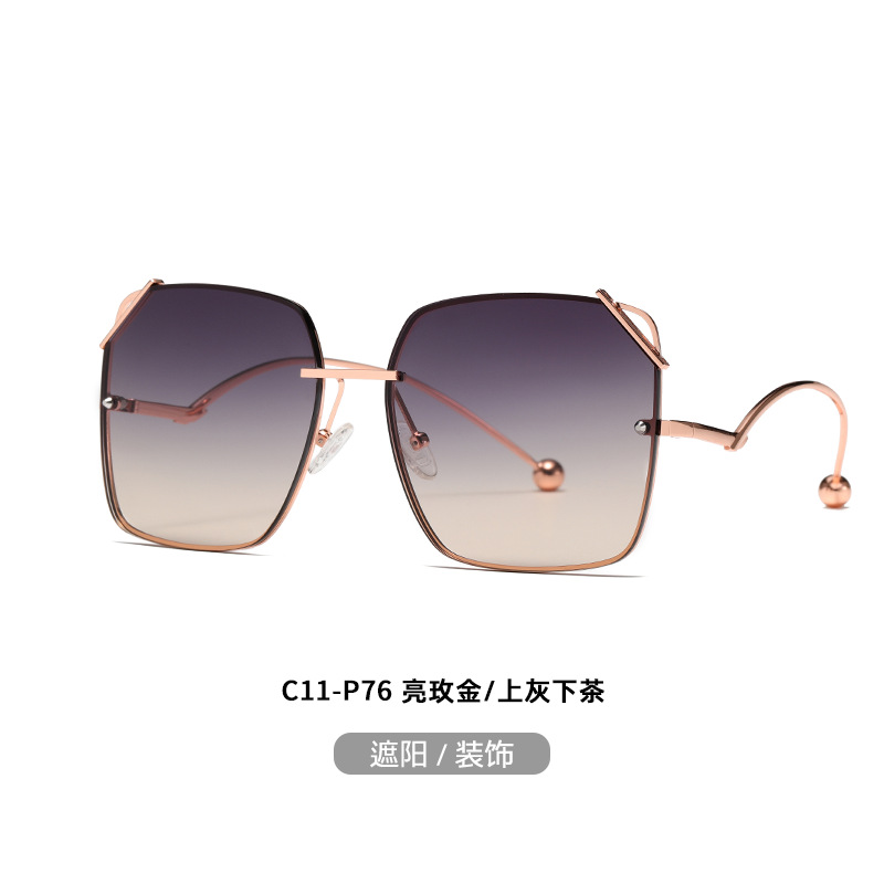 C11-P76 de té inferior gris superior de oro rosa brillante