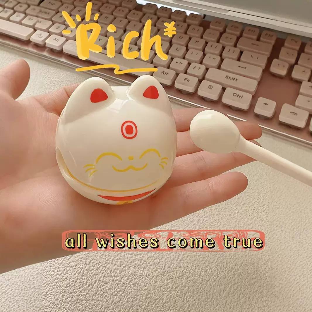 卡通减压木鱼小玩具办公室桌面摆件佛系敲打解压神器厂家批发现货