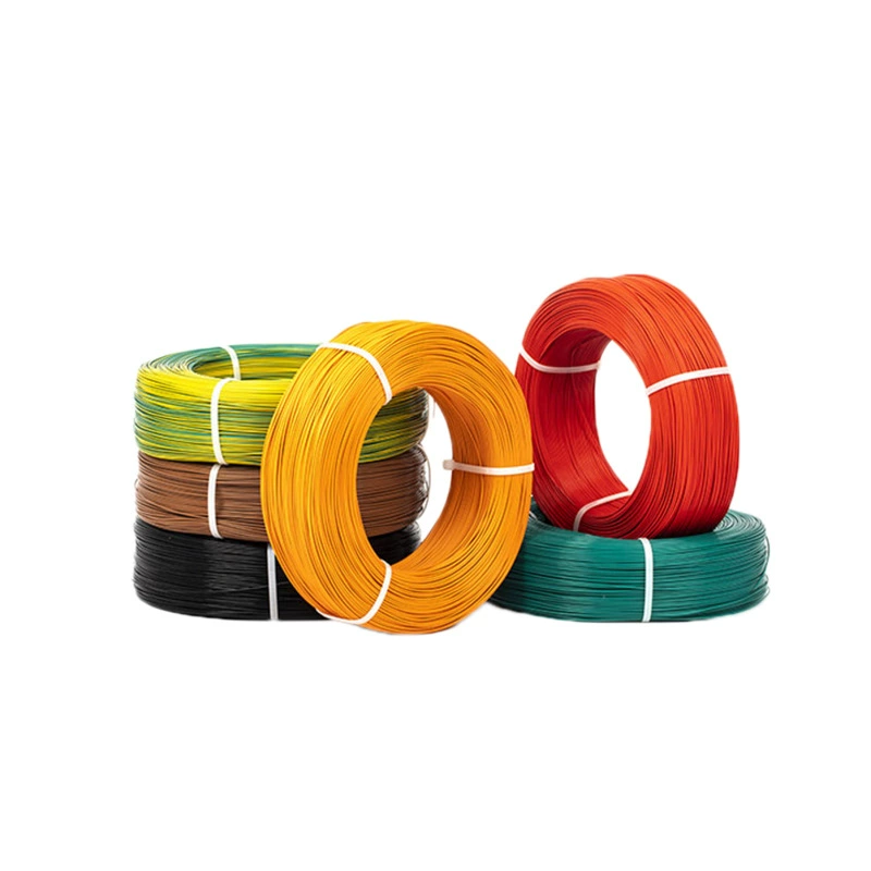 Завод-источник Американский стандарт UL1332 18-30 AWG тефлоновая высокая температура провод FEP изолированная заземляющая жила, термостойкость 200