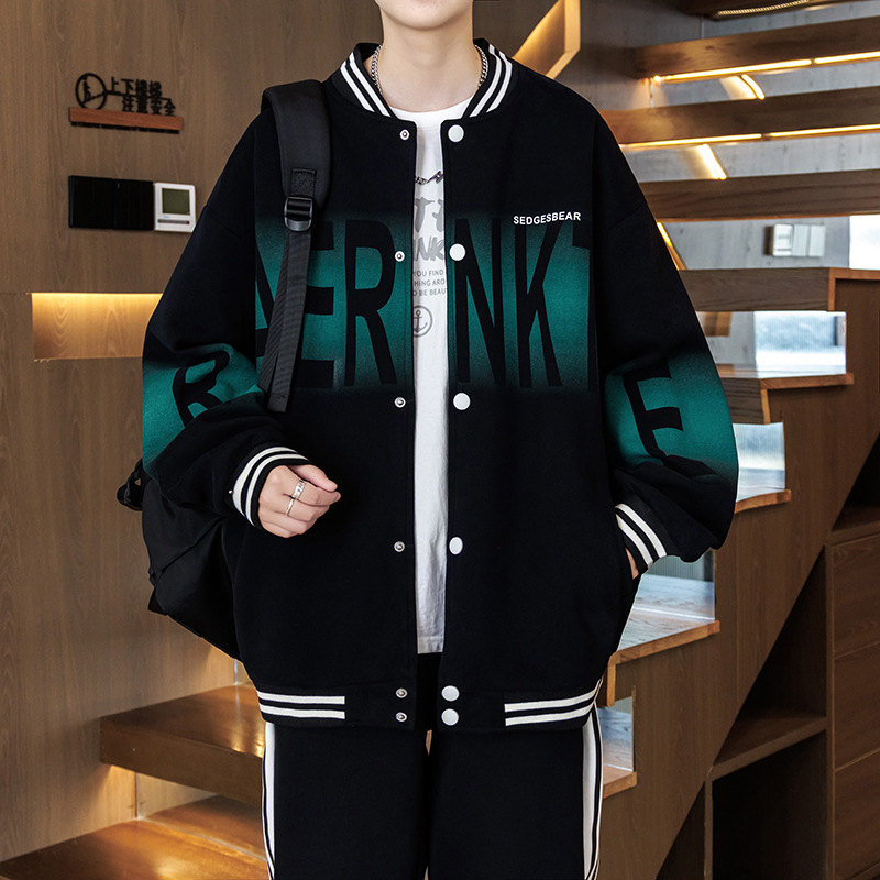 Spring and Autumn Jackets for Boys, Middle and High School Students, 13-Year-Old Stylish Baseball Jackets, 15-Year-Old Teenagers, Big Boys' Clothing, 16-Year-Old Spring and Autumn Jackets for Boys, Middle and High School Students, 13-Year-Old Stylish Baseball Jackets, 15-Year-Old Teenagers, Big Boys' Clothing, 16-Year-Old