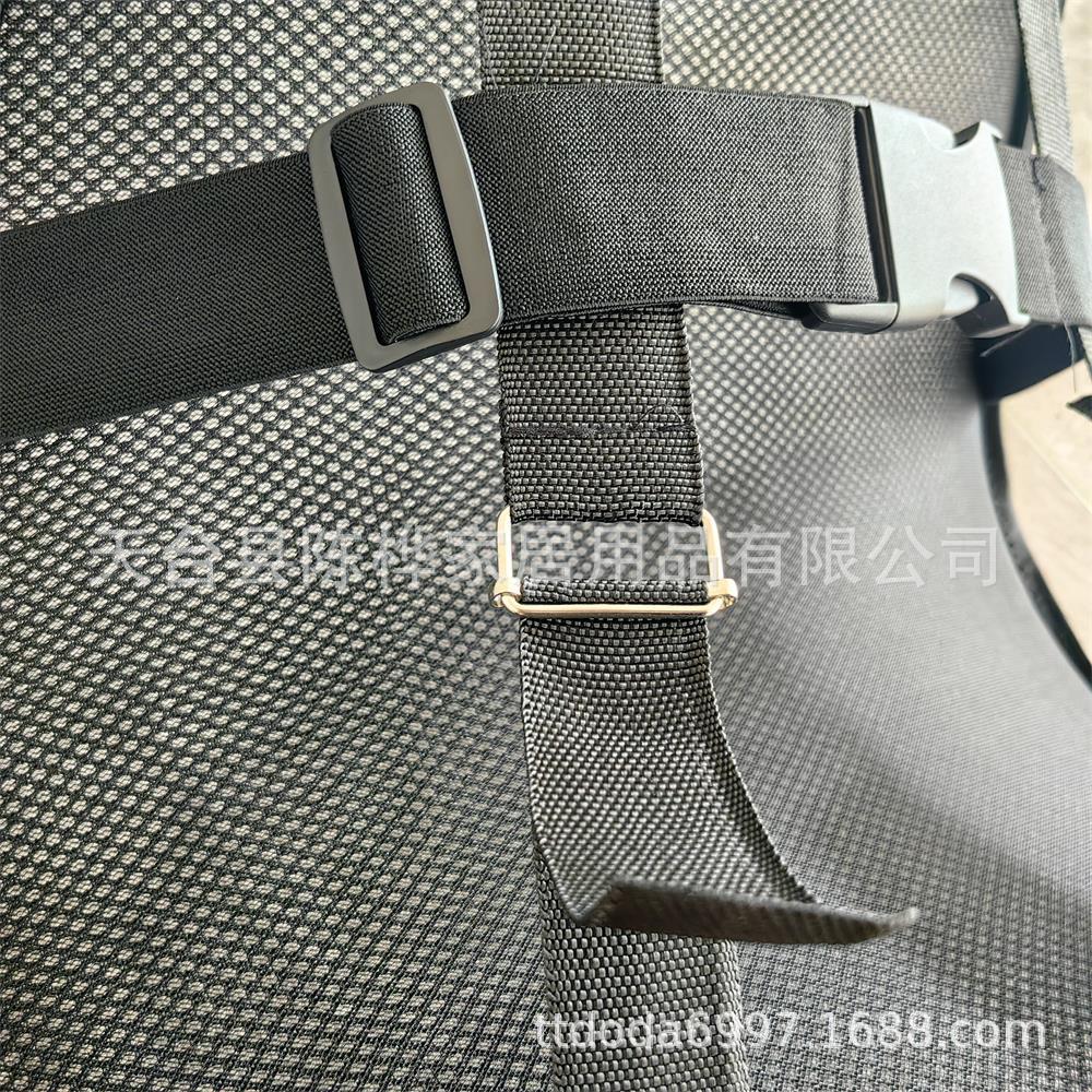 2-Piece Adjustable Car Lumbar Support Set, Breathable Seat Cushion for All Seasons, Sandwich Mesh Lumbar Pad, Backrest for Office