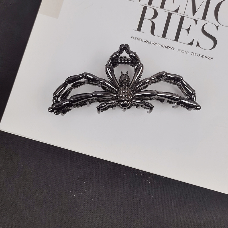 절묘한 블랙 스파이더 그립 클립