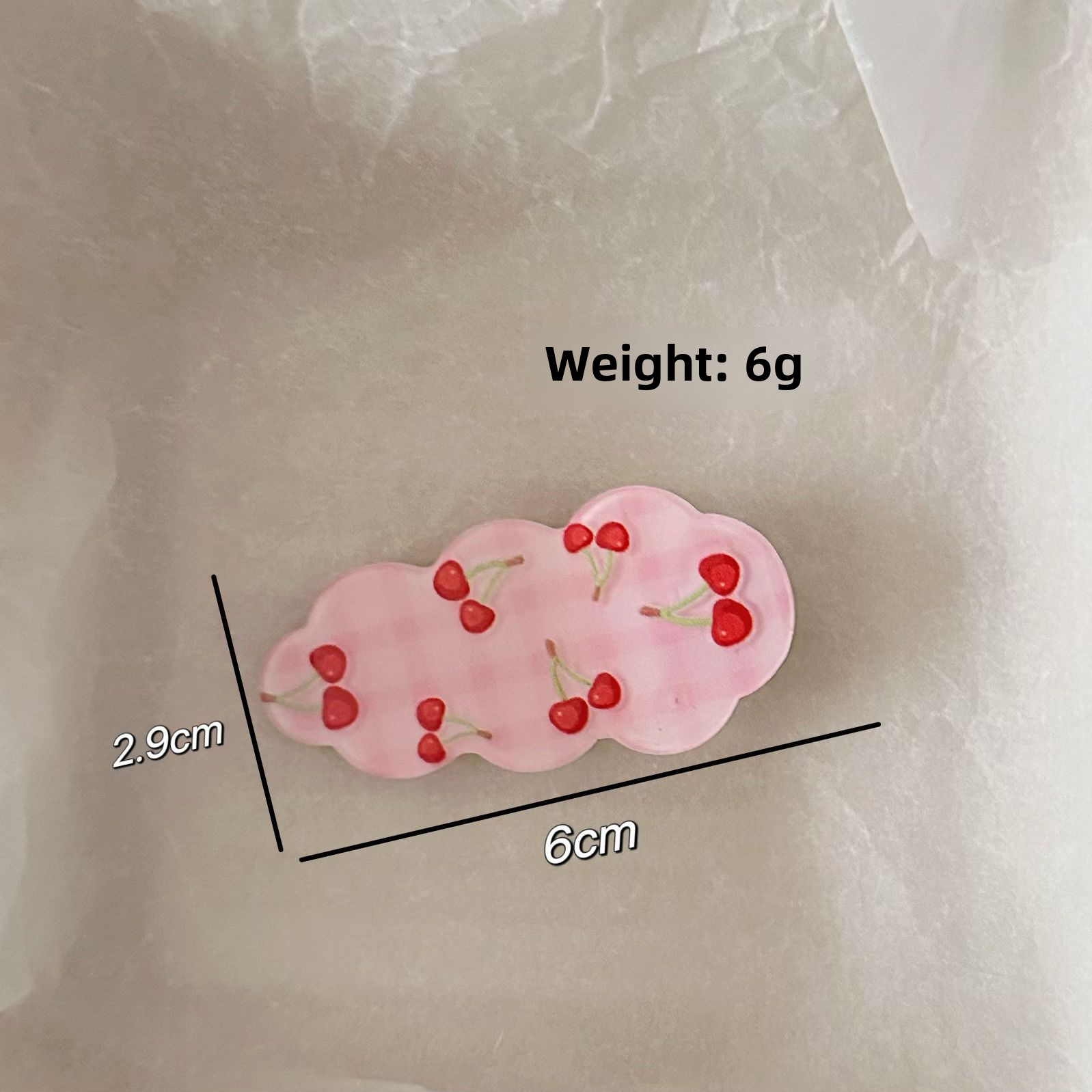 Épingle à cheveux nuage doux d'été dessin animé haute valeur de couleur fille style arc bec de canard pince épingle à cheveux accessoires accessoires pour cheveux en gros_voghion.com