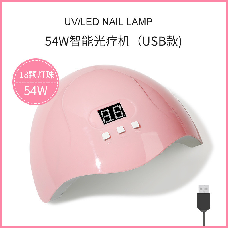 Lámpara LED de Fototerapia para Uñas, Mini Lámpara Mariposa UV, Secado Rápido, Máquina Portátil de Cocción de Esmalte