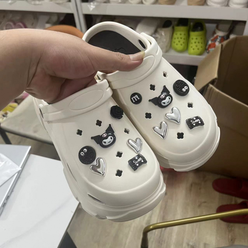 Hoyo Hoyo accesorios de zapatos lindos dibujos animados DIY botones de zapatos floral botones de zapatos accesorios botones de botones accesorios botones de PVC botones de zapatos