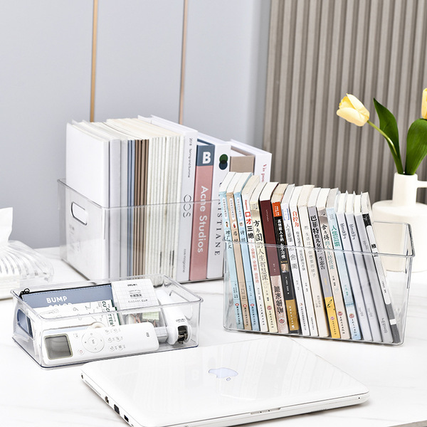 Acrylic table storage box for students