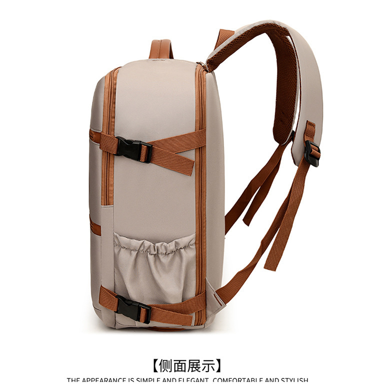 Cross-Border Travel Backpack Business Carry-On Airplane Backpack Unisex Lightweight High-Quality Design Travel Luggage Storage Bag